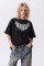 Oversized T-Shirt BLACKWING ONE-EYED x Black Wing in Black #3