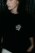 Oversized T-shirt ARSC With Reflective Logo 7x7cm in Black #3