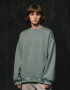 Basic Oversized Sweatshirt Mood in Turquoise