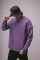 Basic Oversized Sweatshirt Drop in Violet