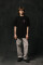 Oversized T-shirt ARSC With Pink Logo 30x30cm in Black #2