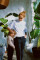 Oversized T-Shirt x Oleksii Demianiuk Fight like Girls in White #1