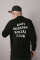 Oversized sweatshirt ARSC with white logo 30х30сm in black