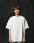 Basic Oversized T-shirt Spirit Premium in White