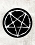 Patch Pentagram d-5,5cm (d-2.2in)
