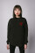 Oversized sweatshirt ARSC with red logo 7х7сm in black #5