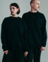 Basic Oversized Sweatshirt Luna in Black