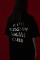 Oversized T-shirt ARSC with Mirror Logo 30x30cm in Black
