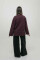 Basic Oversized Long Sleeve T-shirt Spirit Rude in Marsala #6