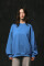 Basic Oversized Sweatshirt Mood in Blue Jeans #1