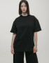 Basic Oversized T-shirt Spirit Rude in Black