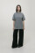 Basic Oversized T-shirt Spirit Rude in Gray Olive #6