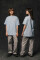 Oversized T-shirt ARSC With Peach Logo 7x7cm in Light Blue #1