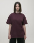 Basic Oversized T-shirt Spirit Rude in Marsala