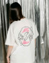 Oversized T-shirt Purr Heart х kotastiia in Ivory