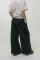 Basic Mid Rise Loose Barrel Leg Unisex Sweatpants SS in Black #5
