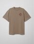 Oversized T-shirt ARSC With Marsala Logo 7x7cm in Coyote