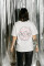 Oversized T-shirt Purr Mini Hearts х kotastiia in Ivory