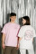 Oversized T-shirt Purr Mini Hearts х kotastiia in Ivory #3