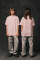 Oversized T-shirt ARSC With Lilac Logo 7x7cm in Light Pink #1