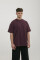 Basic Oversized T-shirt Spirit Rude in Marsala #4