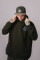 Superoversized hoodie ARSC with blue logo 30х30cm in black #5