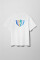 Oversized T-Shirt x Oleksii Demianiuk Fight like Girls in White