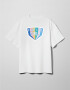 Oversized T-Shirt x Oleksii Demianiuk Fight like Girls in White