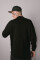 Oversized sweatshirt ARSC with white logo 7х7сm in black #2