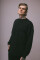 Basic Oversized Sweatshirt Drop in Black Without Fleece #6