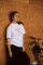 Oversized T-Shirt x Oleksii Demianiuk Love Yourself in White #1