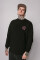 Oversized sweatshirt ARSC with pink logo 7х7сm in black #5