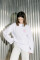 Oversized Long Sleeve T-shirt ARSC with Pink Logo 7x7cm in White #3
