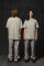 Oversized T-shirt ARSC With Lilac Logo 7x7cm in Light Olive #1
