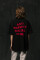 Oversized T-shirt ARSC With Red Logo 30x30cm in Black