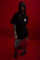Oversized T-shirt ARSC with Mirror Logo 30x30cm in Black #1