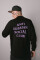 Oversized sweatshirt ARSC with lilac logo 30х30сm in black #5