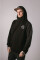 Superoversized hoodie ARSC with white logo 30x30cm in black #7