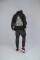 Oversized Hoodie Burnbabyburn in Black #1