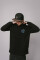 Oversized sweatshirt ARSC with blue logo 7х7сm in black #4
