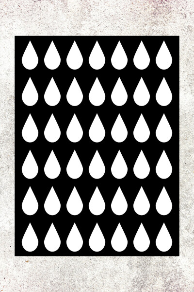 Patch Drops 9x12cm (3.5x4.7in)
