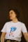Oversized T-Shirt x Oleksii Demianiuk Women Power in White #1