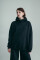 Basic Superoversized Hoodie Cult Without Fleece in Black