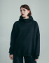 Basic Superoversized Hoodie Cult Without Fleece in Black