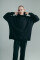 Basic Superoversized Hoodie Cult Without Fleece in Black #2