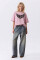 Oversized T-Shirt BLACKWING ONE-EYED x Black Wing in Light Pink #1