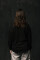 Basic Oversized Long Sleeve T-shirt Drop in Black #1