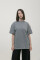 Basic Oversized T-shirt Spirit Rude in Gray Olive #9