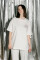 Oversized T-shirt Purr Heart 9x9cm х kotastiia in Ivory #6