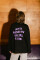 Oversized Long Sleeve T-shirt ARSC with Lilac Logo 30x30cm in Black #2